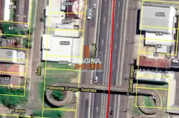 Página 1 Imóveis anuncia excelente Terreno à Venda no Centro de Canoas com duas frentes sendo uma delas pela BR 116 - Foto 5