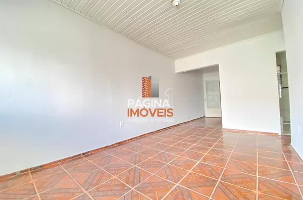Living de dois ambientes integrado com a cozinha