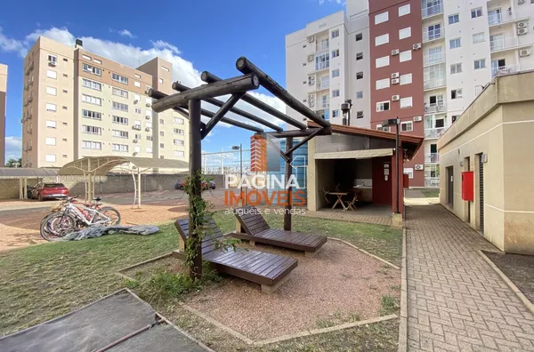 Página 1 Imóveis anuncia para Aluguel e Venda apartamento 2 dormitórios, no "Condomínio Village Toscana",  bairro Fátima em Canoas–RS.