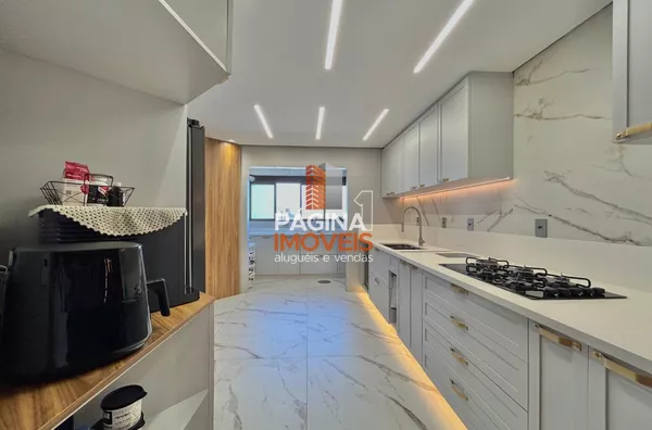 Página 1 Imóveis anuncia excepcional apartamento com 3 suítes e ampla sacada no "Condomínio Residencial São Paulo", bairro Centro em Canoas/RS. - Foto 7