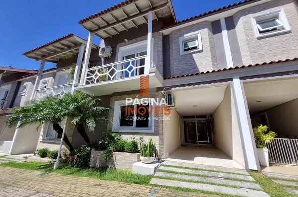 Página 1 Imóveis, anuncia para venda casa sobrado em condomínio fechado de 3 dormitórios sendo 1 suíte e 3 vagas de garagem no bairro Bela Vista em Canoas/RS. - Foto 1