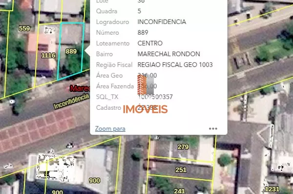 Página 1 Imóveis anuncia ótima opção de terreno à Venda no bairro Marechal Rondon em Canoas/RS.