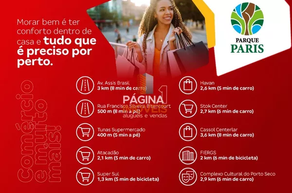 Página 1 Imóveis anuncia o lançamento "Parque Paris" na cidade de Porto Alegre/RS. - Foto 4