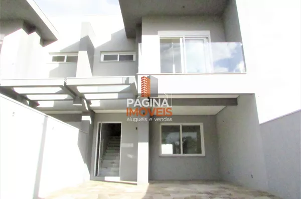 Página 1 anuncia excelente sobrado para venda com 03 dormitórios e 03 suítes no bairro Bela Vista em Canoas/RS. - Foto 1