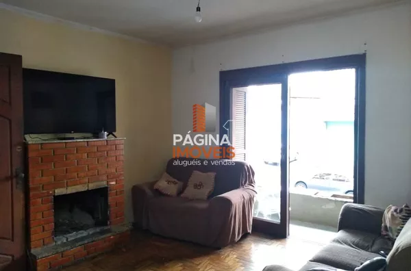 SALA DE ESTAR COM LAREIRA