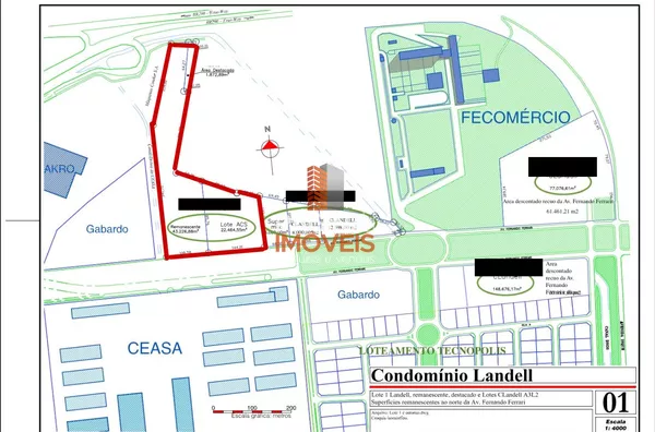 Página 1 Imóveis anuncia excelente Terreno industrial/Comercial com mais de 65.000m² à Venda - ao lado da CEASA em  Porto Alegre