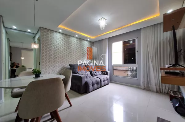 Living de dois ambientes