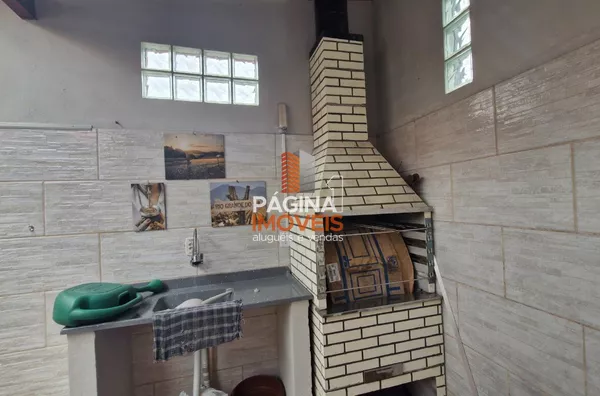 Espaço gourmet com churrasqueira