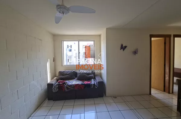 Página 1 Imóveis anuncia apartamento para venda e aluguel de 2 dormitórios no "Condomínio "Planalto Canoense II", no bairro Olaria em Canoas/RS