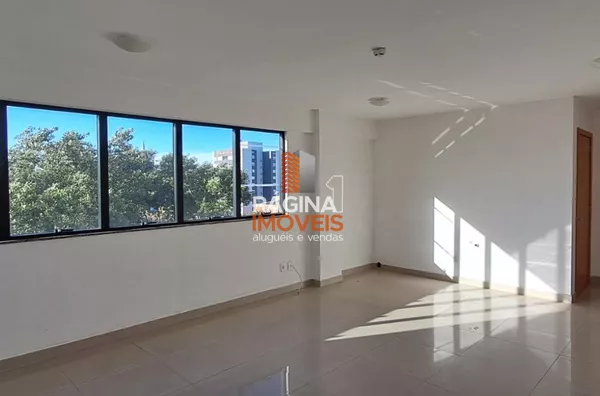Página 1 Imóveis anuncia sala comercial com lavabo no condomínio "Centro Empresarial Fontana Di Trevi", no Centro de Canoas/RS.