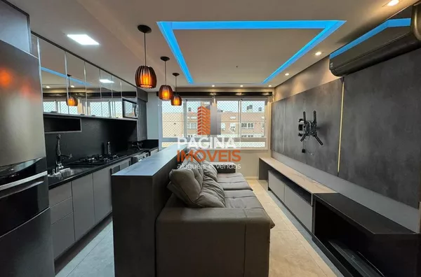 Página 1 Imóveis anuncia o lindíssimo apartamento mobiliado, no " Condomínio Vila de Cremona", bairro Fátima em Canoas/RS. - Foto 3