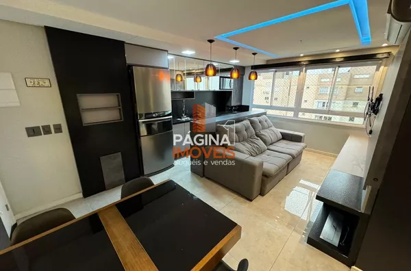 Página 1 Imóveis anuncia o lindíssimo apartamento mobiliado, no " Condomínio Vila de Cremona", bairro Fátima em Canoas/RS. - Foto 2