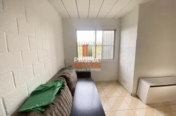 Página 1 Imóveis anuncia para aluguel, apartamento de 2 dormitórios, sendo 1 vaga de garagem no "Condomínio Porangaba B", bairro Estância Velha, Canoas–RS.