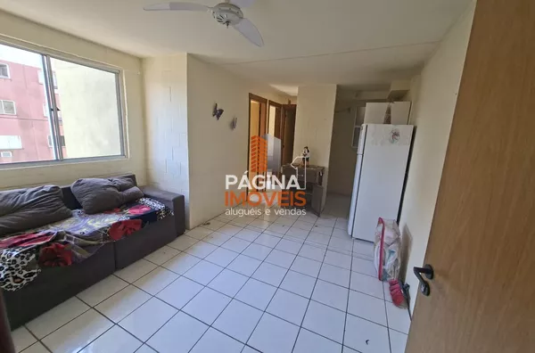 Página 1 Imóveis anuncia apartamento para venda e aluguel de 2 dormitórios no "Condomínio "Planalto Canoense II", no bairro Olaria em Canoas/RS