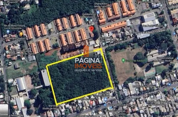 Página 1 Imóveis anuncia para venda excelente oportunidade de "terreno" com 17.400m² no bairro Rio Branco em Canoas–RS. - Foto 6