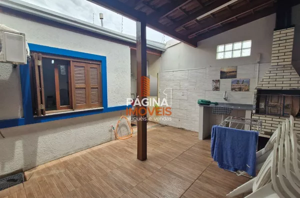 Espaço gourmet com churrasqueira