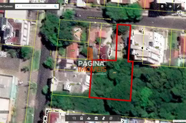 Pagina 1 Imóveis anuncia para venda ótimo "terreno"  no bairro Centro de Canoas/RS.