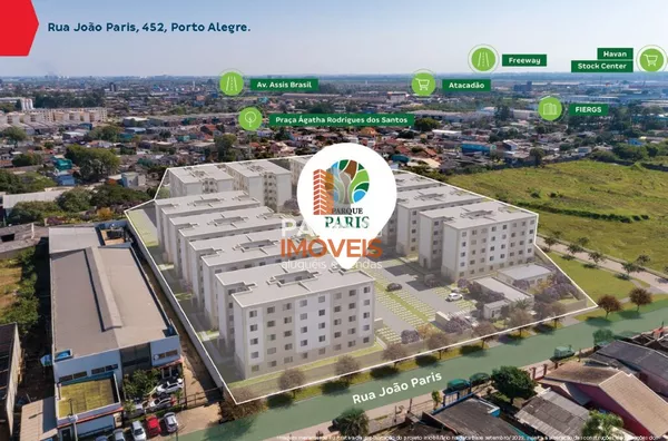 Página 1 Imóveis anuncia o lançamento "Parque Paris" na cidade de Porto Alegre/RS. - Foto 6