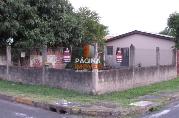 Página 1 Imóveis anuncia Terreno de esquina com casa de 3 dormitórios, para venda no bairro Niterói, Canoas/RS.