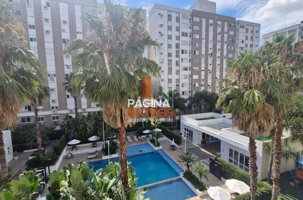 Página 1 Imóveis anuncia apartamento de 02 dormitórios, sendo 01 suíte, no "Condomínio Vida Viva Clube", no Marechal Rondon em Canoas/RS