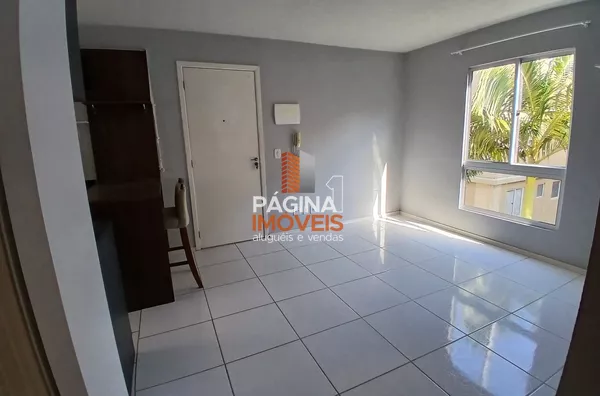 Página 1 Imóveis anuncia apartamento para aluguel de 02 dormitórios no "Condomínio Viver Canoas", no bairro Igara em Canoas/RS.