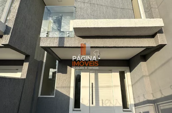 Sobrado para venda com 03 Dormitórios sendo 01 suíte e vaga de garagem para 02 veículos no bairro Estância Velha - Canoas/RS. - Foto 2