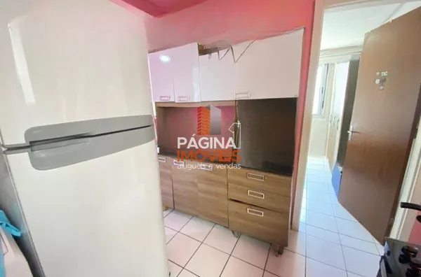 Página 1 Imóveis anuncia apartamento para venda, com 02 dormitórios,nno bairro Guajuviras em Canoas/RS.