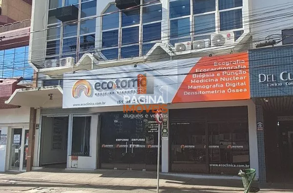 Página 1 Imóveis anuncia sala comercial com lavabo no condomínio "Empresarial Baronio", no bairro Centro em Canoas/RS.