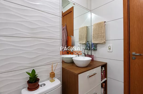 Página 1 Imóveis anuncia apartamento mobiliado de 02 dormitórios, no condomínio “Villagio das Flores”, no bairro Olaria em Canoas/RS - Foto 10
