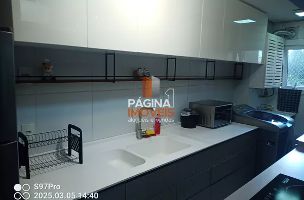 Página 1 Imóveis anuncia excelente apartamento mobiliado para aluguel e venda de 03 dormitórios, sendo 01 suíte, no Condomínio "Vida Viva Clube", no Marechal Rondon em Canoas/RS - Foto 16