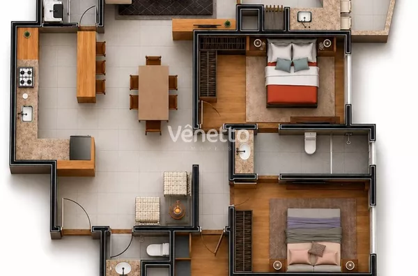 Apartamento à venda, Centro, Veranópolis/RS. 