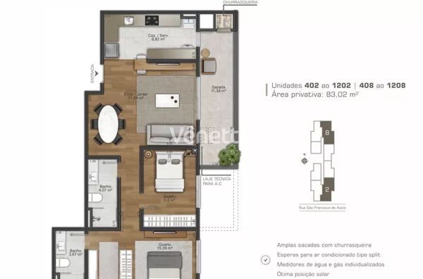 Apartamento para venda, Centro, Veranópolis - Foto 6