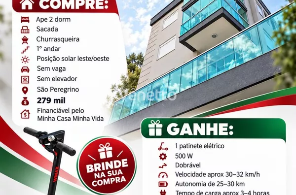 Apartamento para venda, 2 quarto(s), Veranópolis - Foto 1