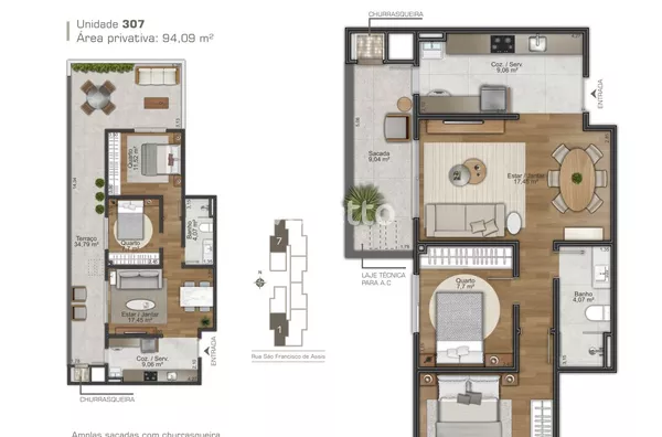 Apartamento para venda,  Centro, Veranópolis