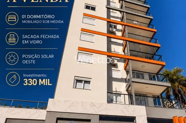 Apartamento para venda, 1 quarto(s),  Centro, Veranópolis