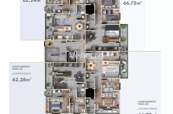 Apartamento para venda, 2 quarto(s), Vila Flores - Foto 5