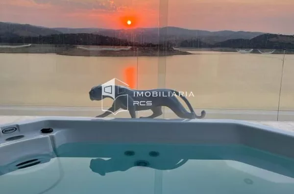 Casa Marina com elevador, heliponto e vista para o Lago de Furnas, com 8 suítes à venda, 1200 m² por R$ 20.000.000 - Escarpas do Lago - Capitólio/MG - Foto 3