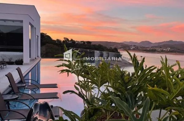 Casa Marina com elevador, heliponto e vista para o Lago de Furnas, com 8 suítes à venda, 1200 m² por R$ 20.000.000 - Escarpas do Lago - Capitólio/MG - Foto 8