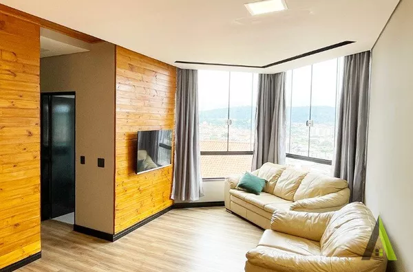 Apartamento decorado com Vista para o Pôr do Sol em São Roque!