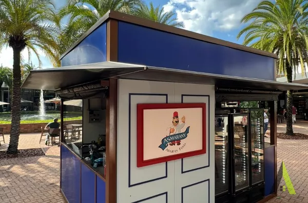 Quiosque Elétrico Adaptado para Lanchonete à Venda no Shopping Catarina 