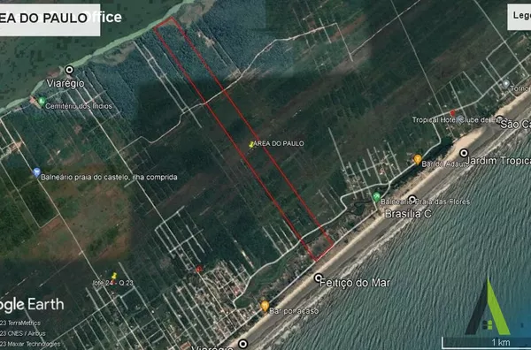 Terreno Espetacular Frente  pro Mar na Ilha Comprida! 