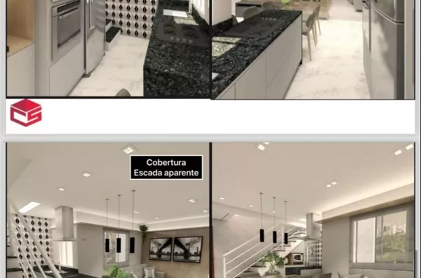 Apartamento cobertura frente para venda, 3 quarto(s),  Jardim Bela Vista, Santo Andre - Foto 4