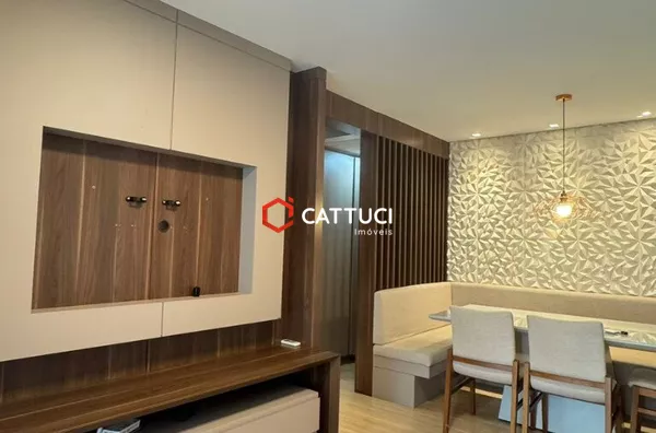 APARTAMENTO SEMIMOBILIADO PARA VENDA NO EDIFICIO RESIDENCIAL IGNES TOMAZI PIACENTINI - CENTRO