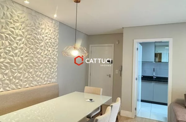 APARTAMENTO SEMIMOBILIADO PARA VENDA NO EDIFICIO RESIDENCIAL IGNES TOMAZI PIACENTINI - CENTRO