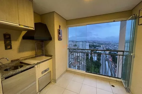 Apartamento para venda com 3 dormitórios, 1 suíte, 2 banheiros e 2 vagas em Vila América, Santo André