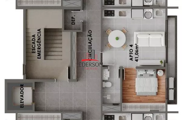 LANÇAMENTO: APTOS COM 01 QUARTO NO CENTRO