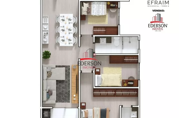 Apartamento para compra,  Centro, Pato Branco