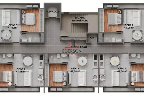 LANÇAMENTO: APTOS COM 01 QUARTO NO CENTRO