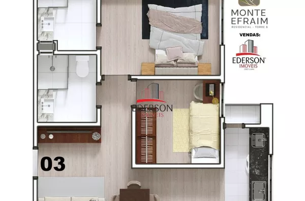 Apartamento para compra,  Centro, Pato Branco