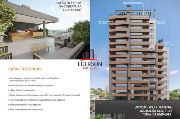 APARTAMENTOS COM 02 OU 03 QUARTOS